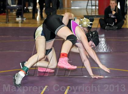 Thumbnail 3 in CIF State Girls Wrestling Championships (Round 4) photogallery.