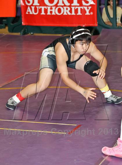 Thumbnail 2 in CIF State Girls Wrestling Championships (Round 4) photogallery.