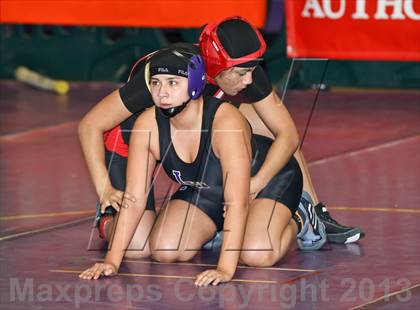 Thumbnail 1 in CIF State Girls Wrestling Championships (Round 4) photogallery.