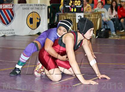 Thumbnail 1 in CIF State Girls Wrestling Championships (Round 4) photogallery.