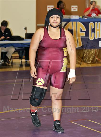 Thumbnail 3 in CIF State Girls Wrestling Championships (Round 4) photogallery.