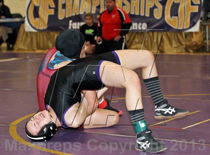 Thumbnail 1 in CIF State Girls Wrestling Championships (Round 4) photogallery.
