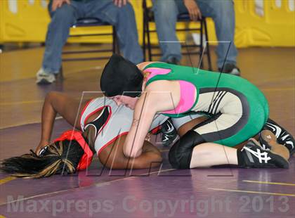 Thumbnail 1 in CIF State Girls Wrestling Championships (Round 4) photogallery.
