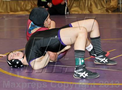 Thumbnail 2 in CIF State Girls Wrestling Championships (Round 4) photogallery.