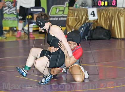 Thumbnail 1 in CIF State Girls Wrestling Championships (Round 4) photogallery.