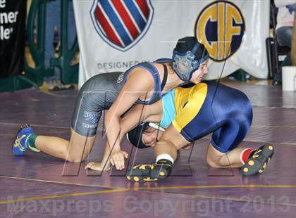 Thumbnail 3 in CIF State Girls Wrestling Championships (Round 4) photogallery.