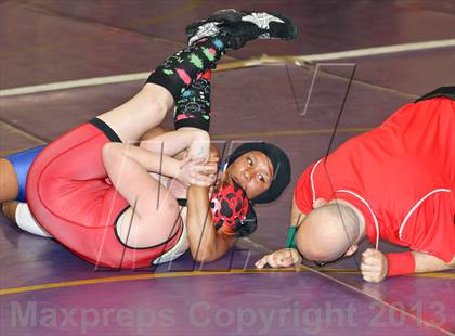 Thumbnail 2 in CIF State Girls Wrestling Championships (Round 4) photogallery.