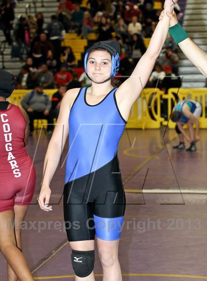 Thumbnail 1 in CIF State Girls Wrestling Championships (Round 4) photogallery.