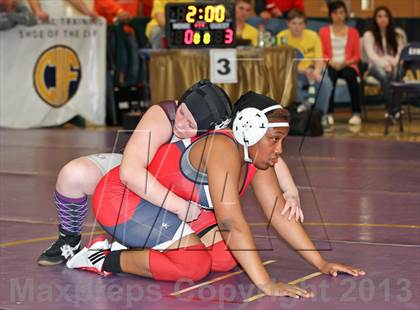 Thumbnail 1 in CIF State Girls Wrestling Championships (Round 4) photogallery.
