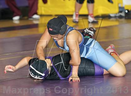 Thumbnail 2 in CIF State Girls Wrestling Championships (Round 4) photogallery.