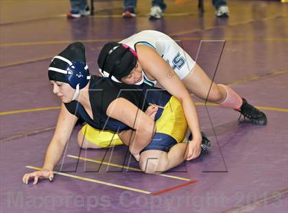 Thumbnail 1 in CIF State Girls Wrestling Championships (Round 4) photogallery.