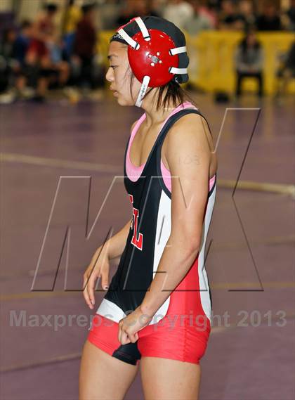 Thumbnail 2 in CIF State Girls Wrestling Championships (Round 4) photogallery.