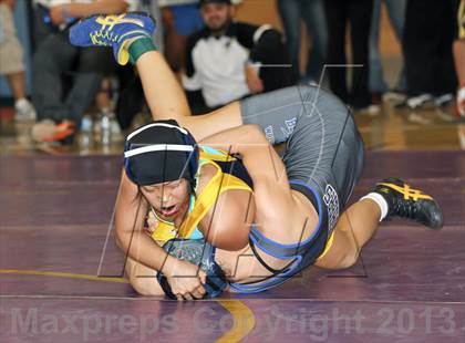 Thumbnail 3 in CIF State Girls Wrestling Championships (Round 4) photogallery.