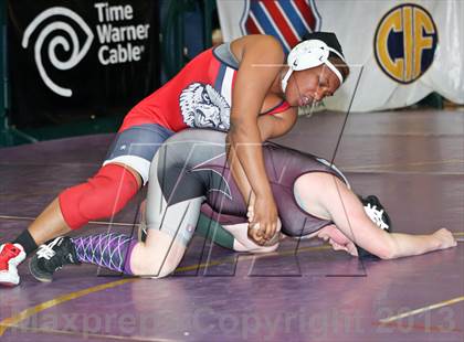 Thumbnail 2 in CIF State Girls Wrestling Championships (Round 4) photogallery.