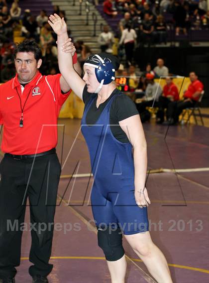 Thumbnail 3 in CIF State Girls Wrestling Championships (Round 4) photogallery.