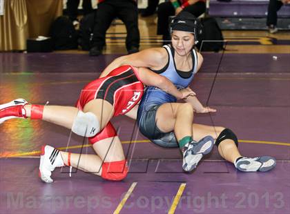 Thumbnail 2 in CIF State Girls Wrestling Championships (Round 4) photogallery.
