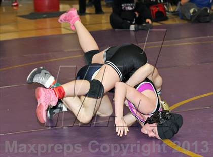 Thumbnail 2 in CIF State Girls Wrestling Championships (Round 4) photogallery.