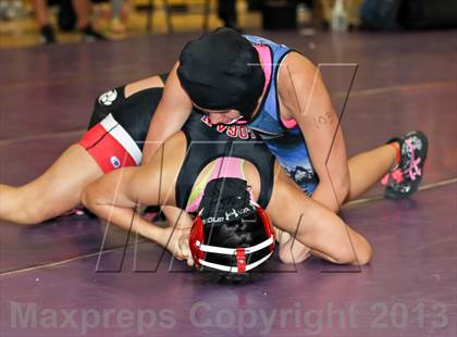 Thumbnail 2 in CIF State Girls Wrestling Championships (Round 4) photogallery.