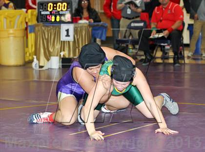 Thumbnail 1 in CIF State Girls Wrestling Championships (Round 4) photogallery.