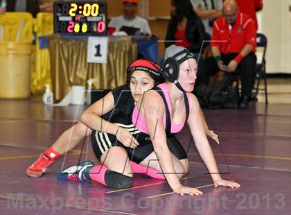 Thumbnail 1 in CIF State Girls Wrestling Championships (Round 4) photogallery.