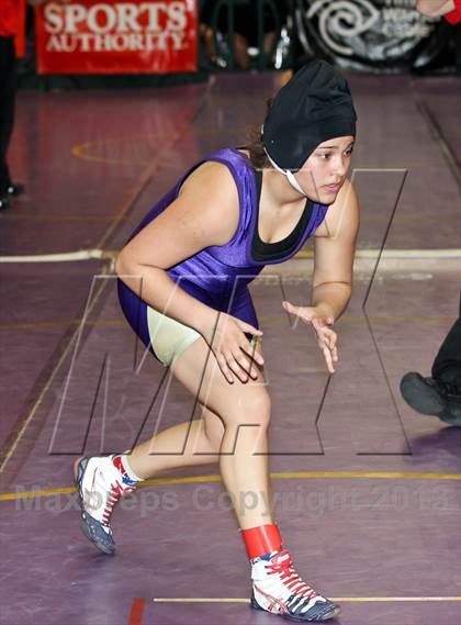 Thumbnail 1 in CIF State Girls Wrestling Championships (Round 4) photogallery.