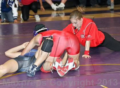 Thumbnail 1 in CIF State Girls Wrestling Championships (Round 4) photogallery.