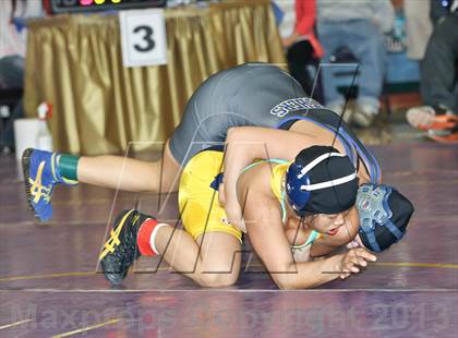Thumbnail 1 in CIF State Girls Wrestling Championships (Round 4) photogallery.