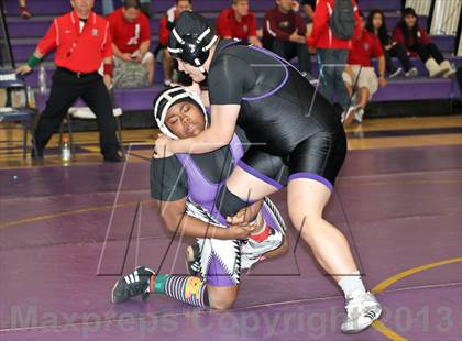 Thumbnail 1 in CIF State Girls Wrestling Championships (Round 4) photogallery.