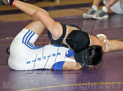 Thumbnail 2 in CIF State Girls Wrestling Championships (Round 4) photogallery.