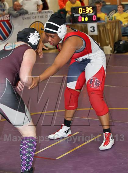 Thumbnail 2 in CIF State Girls Wrestling Championships (Round 4) photogallery.