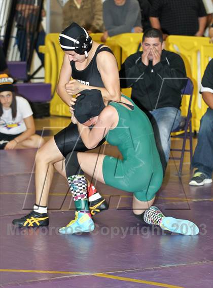 Thumbnail 3 in CIF State Girls Wrestling Championships (Round 4) photogallery.