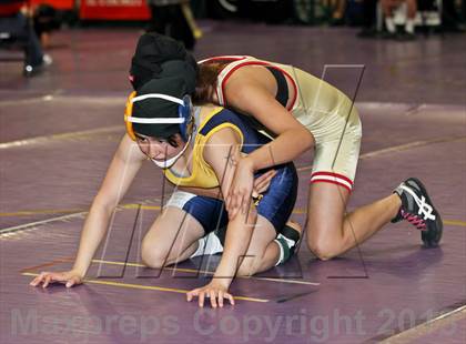 Thumbnail 2 in CIF State Girls Wrestling Championships (Round 4) photogallery.