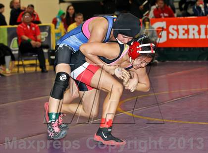 Thumbnail 3 in CIF State Girls Wrestling Championships (Round 4) photogallery.