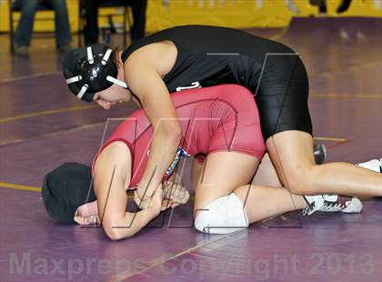 Thumbnail 1 in CIF State Girls Wrestling Championships (Round 4) photogallery.