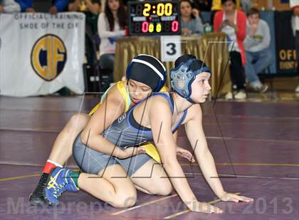 Thumbnail 3 in CIF State Girls Wrestling Championships (Round 4) photogallery.
