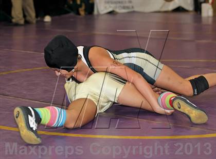 Thumbnail 1 in CIF State Girls Wrestling Championships (Round 4) photogallery.