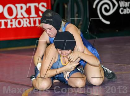 Thumbnail 2 in CIF State Girls Wrestling Championships (Round 4) photogallery.