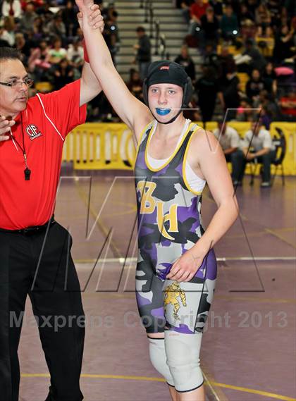 Thumbnail 3 in CIF State Girls Wrestling Championships (Round 4) photogallery.
