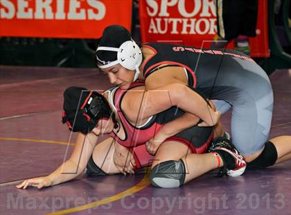Thumbnail 3 in CIF State Girls Wrestling Championships (Round 4) photogallery.