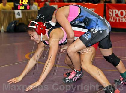 Thumbnail 1 in CIF State Girls Wrestling Championships (Round 4) photogallery.