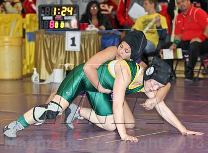 Thumbnail 1 in CIF State Girls Wrestling Championships (Round 4) photogallery.