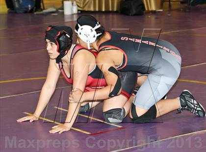 Thumbnail 2 in CIF State Girls Wrestling Championships (Round 4) photogallery.
