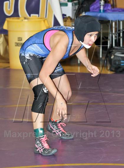 Thumbnail 2 in CIF State Girls Wrestling Championships (Round 4) photogallery.