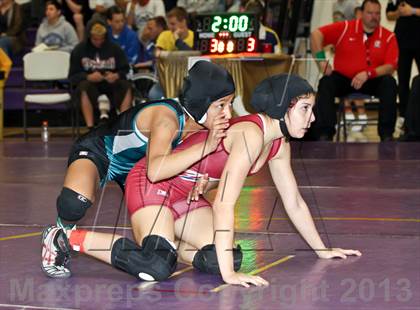 Thumbnail 3 in CIF State Girls Wrestling Championships (Round 4) photogallery.
