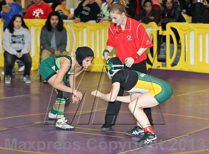 Thumbnail 1 in CIF State Girls Wrestling Championships (Round 4) photogallery.