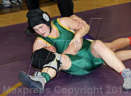 Thumbnail 2 in CIF State Girls Wrestling Championships (Round 4) photogallery.