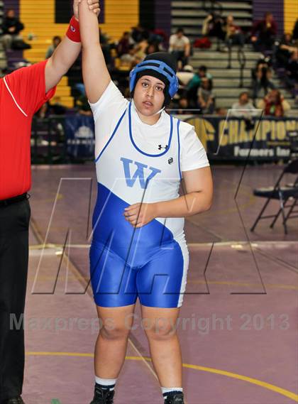 Thumbnail 1 in CIF State Girls Wrestling Championships (Round 4) photogallery.