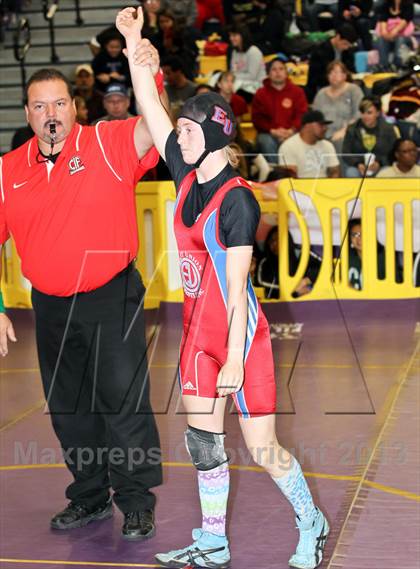Thumbnail 1 in CIF State Girls Wrestling Championships (Round 4) photogallery.