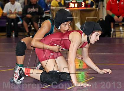 Thumbnail 1 in CIF State Girls Wrestling Championships (Round 4) photogallery.