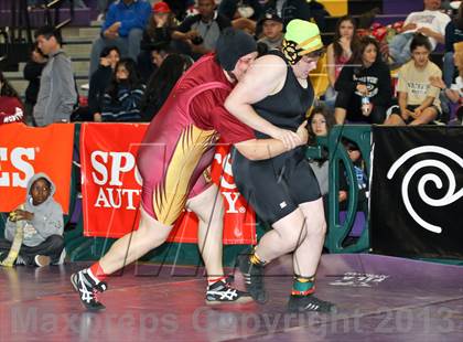Thumbnail 2 in CIF State Girls Wrestling Championships (Round 4) photogallery.